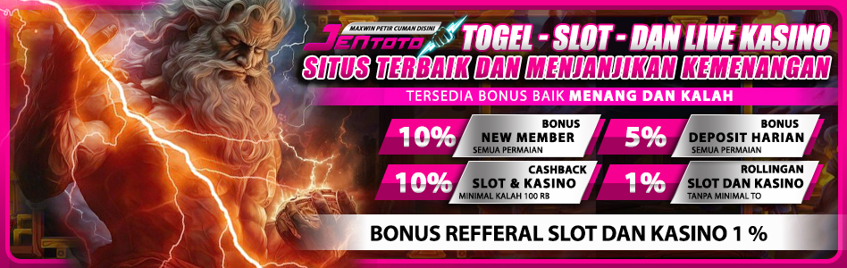 Togel Online, Slot Casino, dan Judi Online Terpercaya Tahun 2024 di Indonesia Jentoto